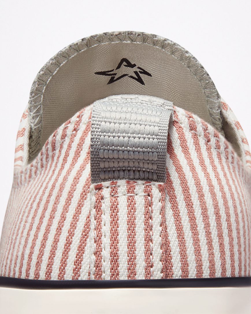 Women's Converse Chuck 70 Crafted Stripe Low Top Shoes Olive | AU 61E08I